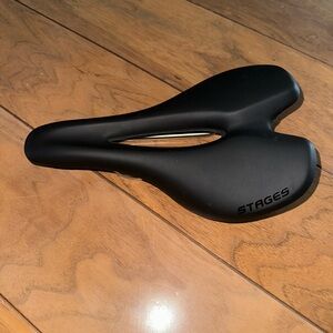 Stages Black Bicycle Saddle